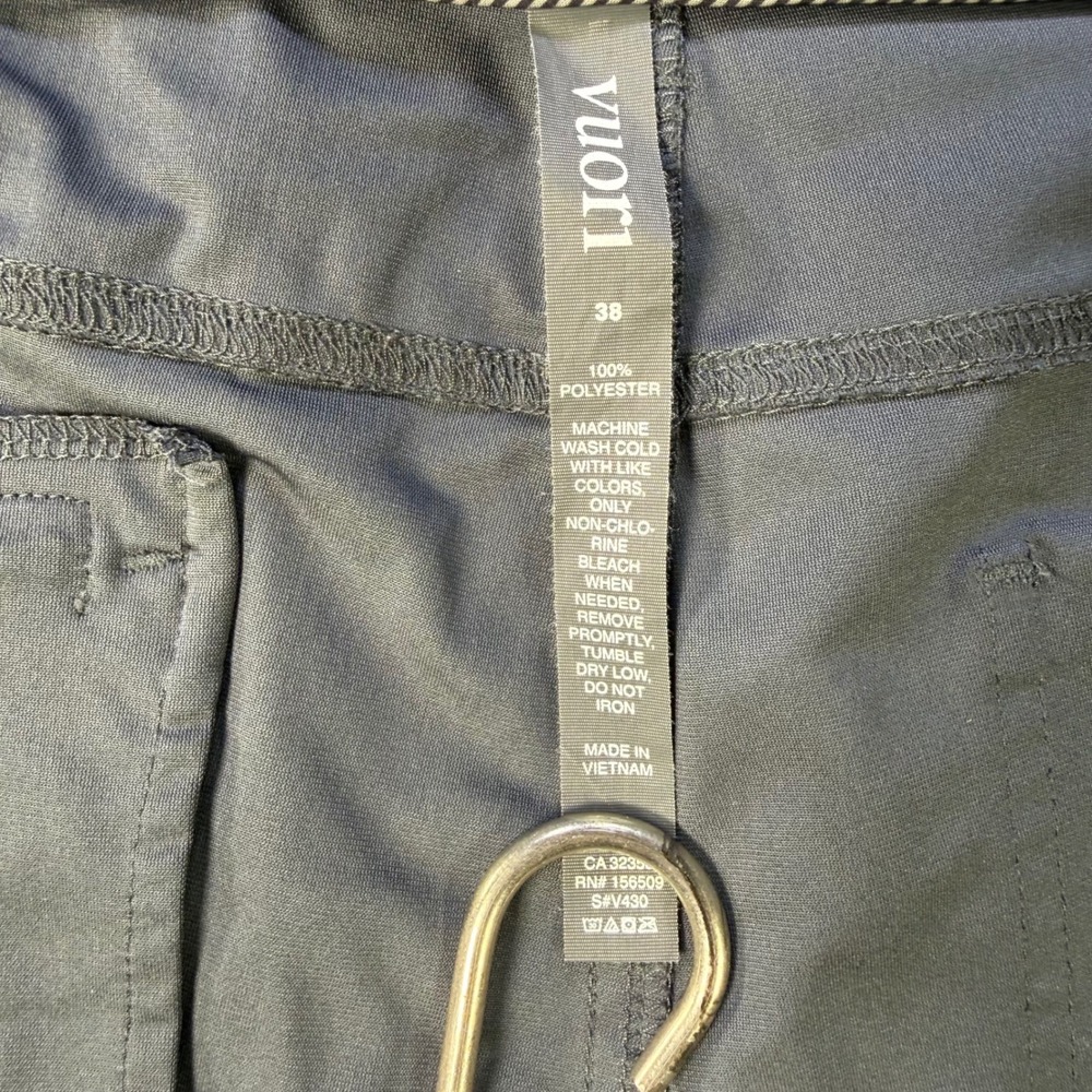 Vuori Mens 38 Meta Pant  Grey Technical Chino Performance Trousers Classic Nice - Picture 6 of 16